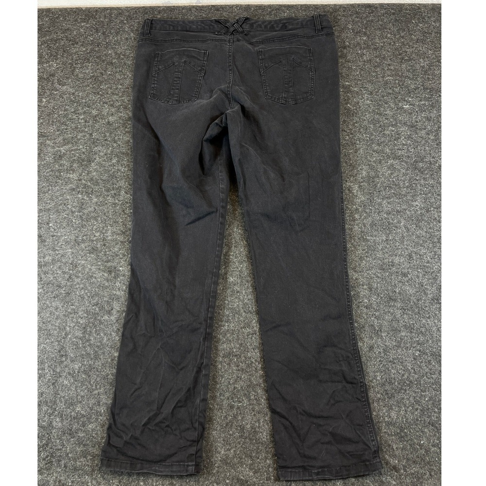 TRIPP NYC Jeans Womens 20 Black Denim Straight Skull Rivets Goth Punk Streetwear
